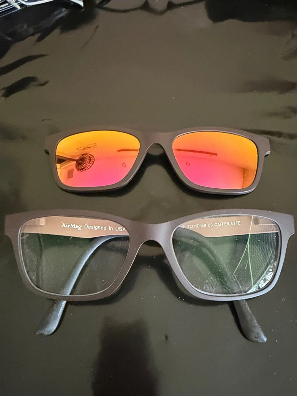Women's Matte Brown Sunglasses with Magnet Sunnies